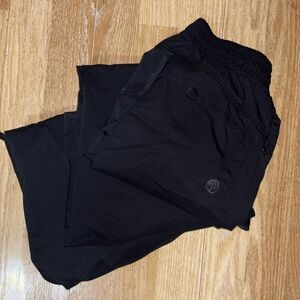 Black scrub pants